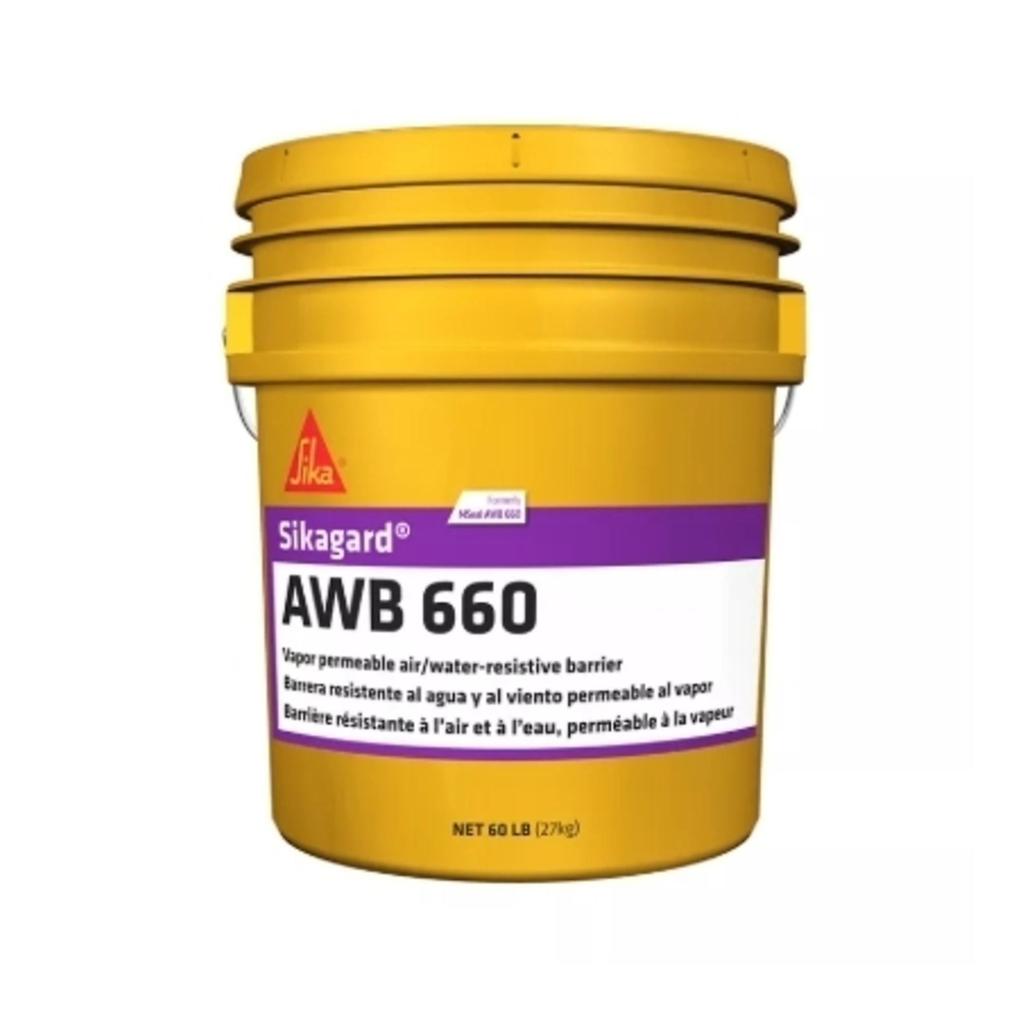 Sikagard AWB 660 Fluid-Applied Vapor Permeable Air/Water-Resistive Barrier 5 Gallon Pail